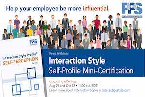 Announcing: Interaction Style Self-Profile Mini-Certification Live Webinar