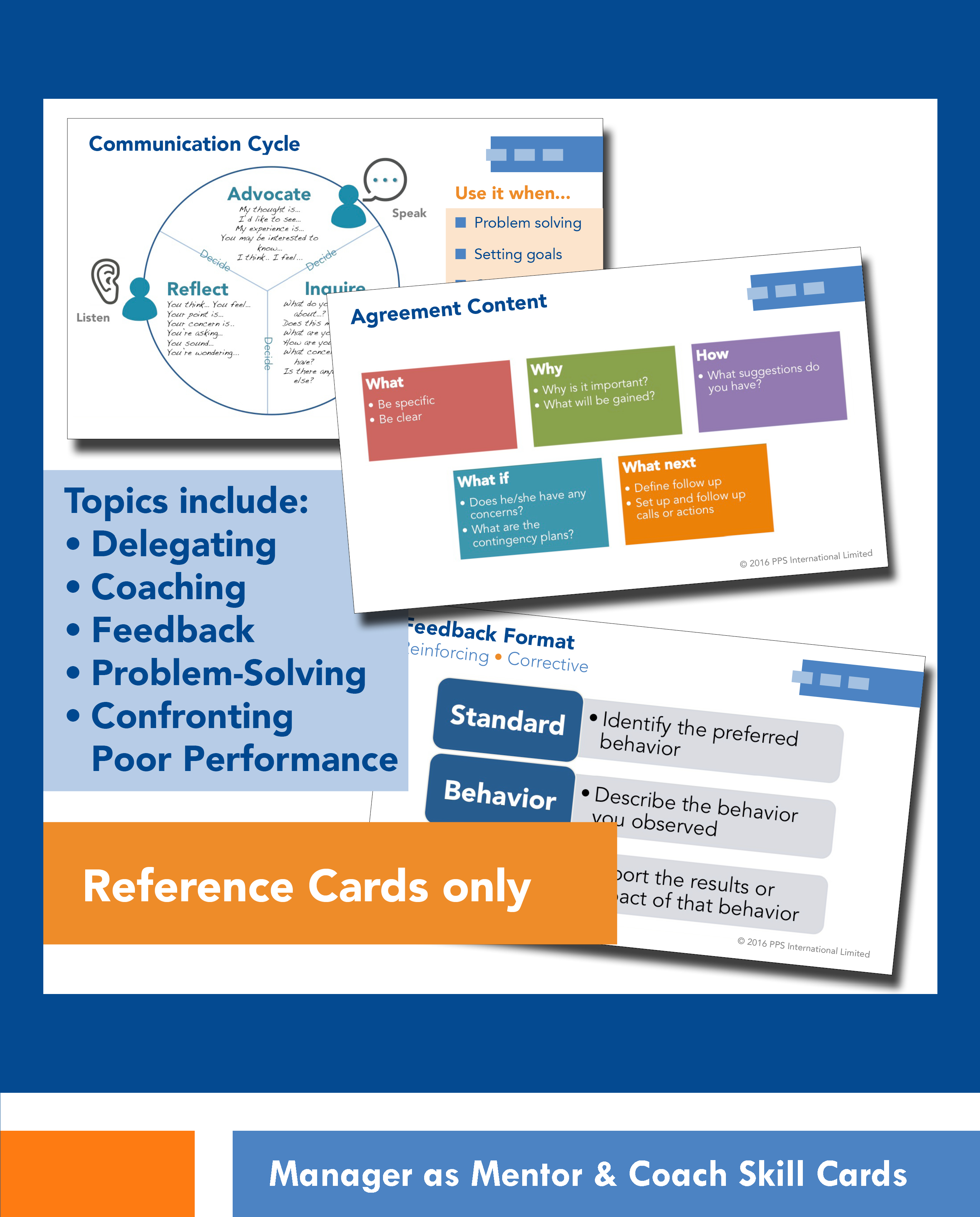 Manager as Mentor & Coach Skill Cards